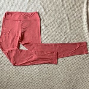 Orange-ish Leggings LLR One Size